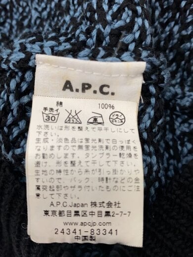 商品画像：ニット・セーター(厚手)/XS/コットン/BLU/総柄// 4