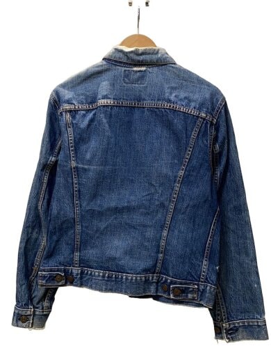 商品画像：60-70s/VT/70505/BIGE/デニム/IDG/ダメージ多/リペア有/ボタン裏521 2