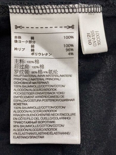 商品画像：Tシャツ/M/コットン/BLK/プリント/GV4185 4