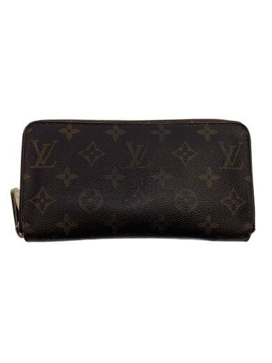 商品画像：1)ジッピー・ウォレット_モノグラム・キャンバス/PVC/BRW/総柄/レディース 1