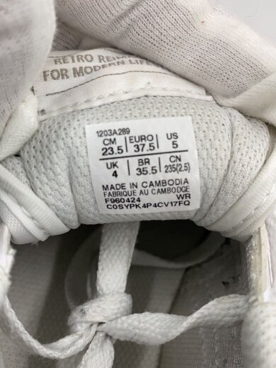 商品画像：ローカットスニーカー/23.5cm/WHT/1203A289 5