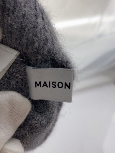 商品画像：ニットベスト(厚手)/FREE/ウール/GRY/無地/21242365207/Fox Cashmere// 3