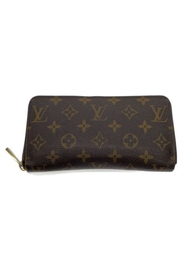 商品画像：1)ジッピー・ウォレット_モノグラム・キャンバス/PVC/BRW/レディース 1