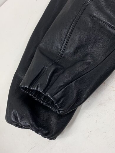 商品画像：レザージャケット・ブルゾン/S/フェイクレザー/BLK/無地/3046/303/800 9