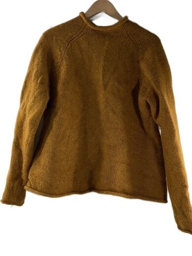 商品画像：ニット・セーター(厚手)/L/ウール/CML/無地 1