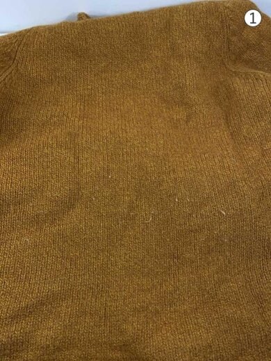 商品画像：ニット・セーター(厚手)/L/ウール/CML/無地 7