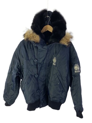 商品画像：フライトジャケット/L/ナイロン/NVY 1