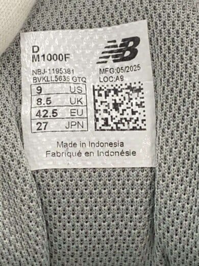 商品画像：M1000/ブラック/27cm/BLK 5