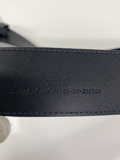 商品画像：ベルト/レザー/BLK/総柄/メンズ/411924 3