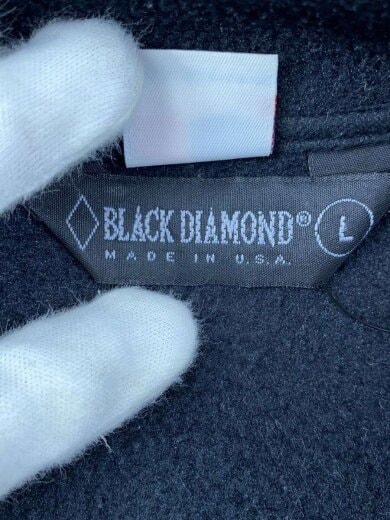 商品画像：フリースベスト/L/ポリエステル/BLK/無地 3