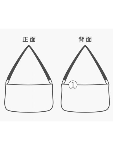 商品画像：ショルダーバッグ/--/BLK/無地 8