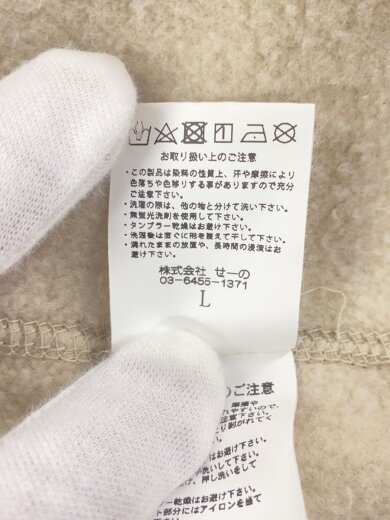 商品画像：パーカー/--/コットン/BEG/無地// 4