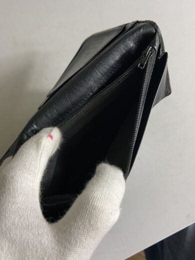 商品画像：長財布/レザー/BLK/メンズ 5