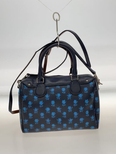 商品画像：ハンドバッグ_アート/レザー/NVY/花柄 3