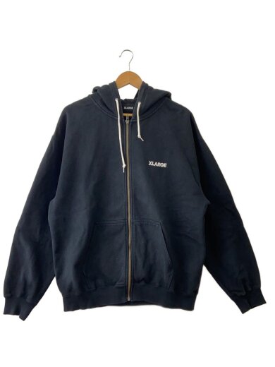 商品画像：ジップパーカー/L/コットン/BLK/101233012009/? NULL ? 1