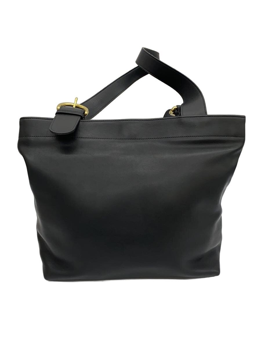 COACH / トートバッグ_ブラック/レザー/BLK/無地