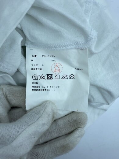 商品画像：AD2020/チェーン装飾スケッチTシャツ/L/コットン/WHT/PG-T025 4