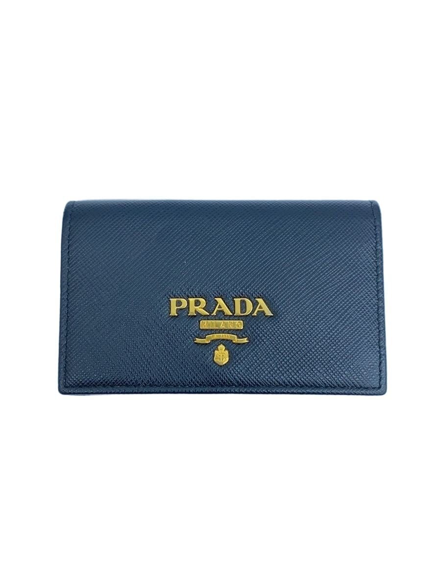 PRADA / カードケース/レザー/BLK/レディース