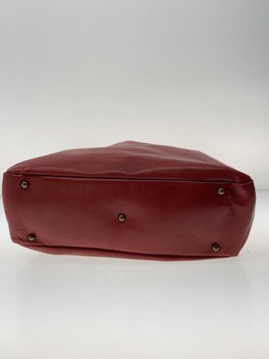 商品画像：トートバッグ/レザー/RED/無地/使用感有 4