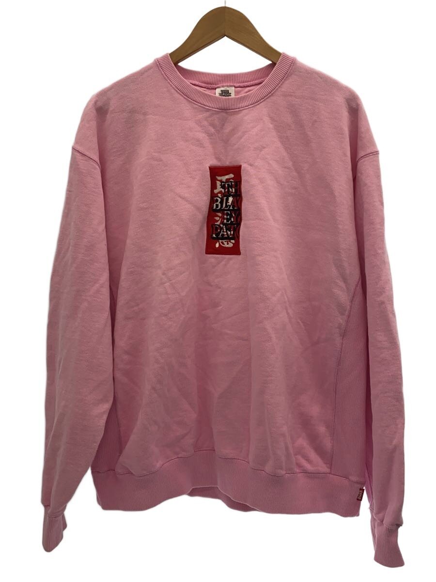 THE BLACK EYE PATCH / ロゴ刺繍スウェット/XL/コットン/PNK