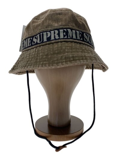 商品画像：23SS/stencil webbing boonie/バケットハット/--/コットン/KHK/色褪せ有 1