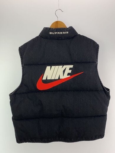 商品画像：24ss/Denim Puffer Vest/ダウンベスト/L/コットン/BLK/FQ0323-010 2