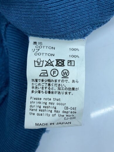 商品画像：ジップパーカー/M/コットン/BLU/無地/23AW C-1/Vintage Wash Hoodie 5