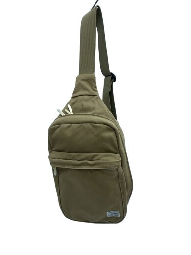 商品画像：BEAT SLING SHOULDER/ショルダーバッグ/キャンバス/BEG/無地 1