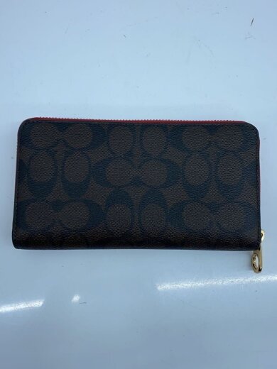 商品画像：シグネチャー ジップ アラウンド ウォレット/長財布/PVC/BRW/総柄/レディース/c4452 2