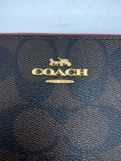 商品画像：シグネチャー ジップ アラウンド ウォレット/長財布/PVC/BRW/総柄/レディース/c4452 3