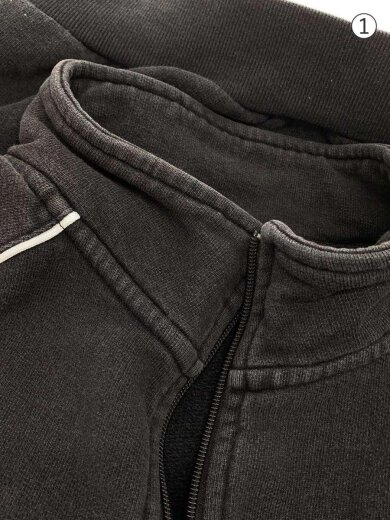 商品画像：ジップパーカー/M/コットン/BLK/101231012023 6