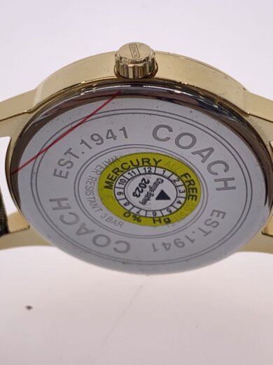 商品画像：クォーツ腕時計/アナログ/レザー/SLV/BEG 3