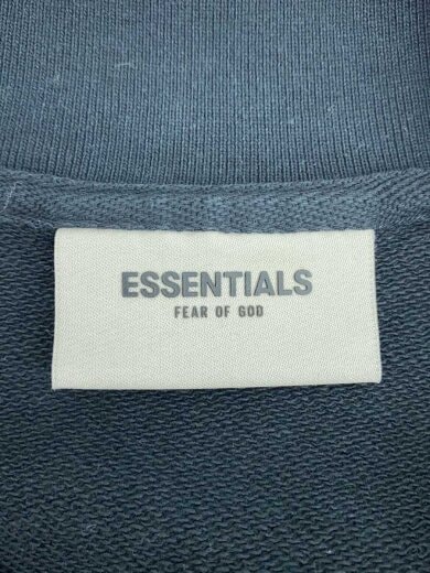 商品画像：M/コットン/BLK/無地/長袖ポロシャツ/状態考慮 3