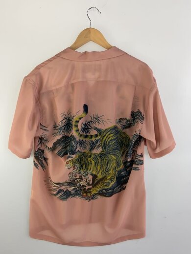 商品画像：アロハシャツ/42/レーヨン/PNK/虎 2