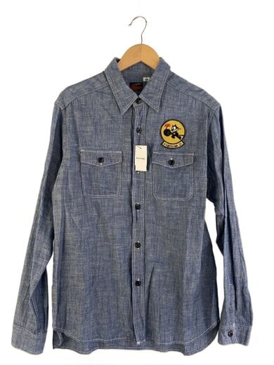 商品画像：×FELIX/シャンブレーシャツ/長袖シャツ/40/コットン/IDG 1