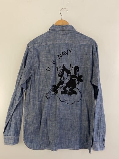 商品画像：×FELIX/シャンブレーシャツ/長袖シャツ/40/コットン/IDG 2