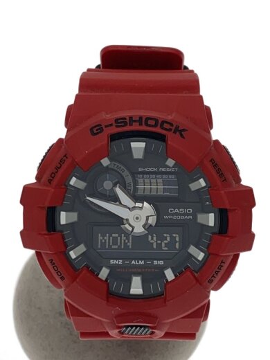 商品画像：クォーツ腕時計・G-SHOCK/デジアナ/ラバー/BLK/RED// 1