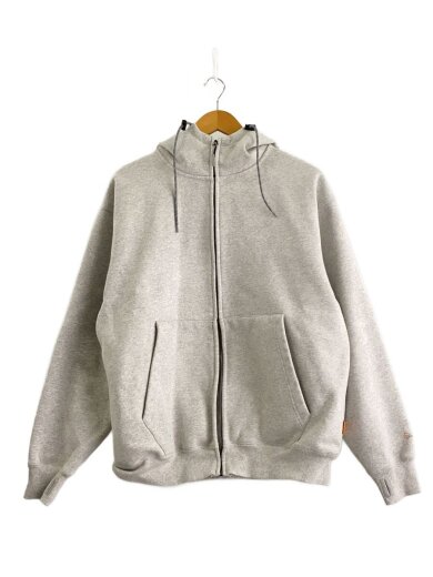 商品画像：ジップパーカー/S/コットン/GRY/213-1206// 1