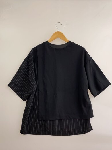 商品画像：STUDIOUS別注 LAYERED TEE/Tシャツ/1/ポリエステル/BLK/ストライプ/23-SS-065/? NULL ? 2