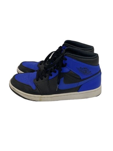 商品画像：AIR JORDAN 1 MID_エア ジョーダン 1 ミッド/28.5cm/BLU/レザー// 1