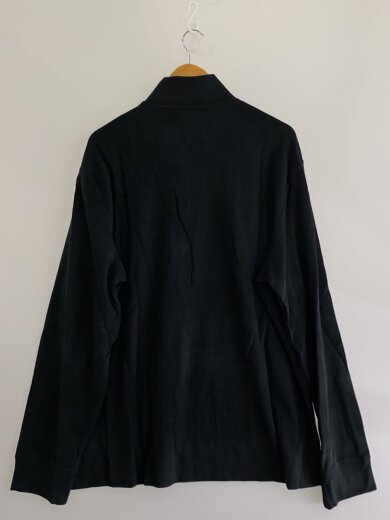 商品画像：ESTATE RIB/ハーフジップ/スウェット/XL/コットン/BLK/無地/0200040290 2