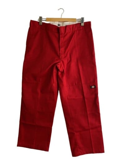 商品画像：DOUBLE KNEE WORK PANTS/40/ポリエステル/RED/無地/85283ER 1
