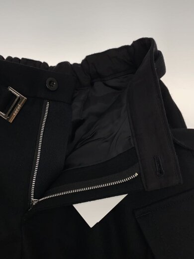 商品画像：2025AW/Wool Melton Pants/カーゴパンツ/2/ウール/BLK/25-03847M// 3