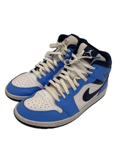 商品画像：AIR JORDAN 1 MID_エアジョーダン 1 ミッド/28cm/BLU/レザー 1