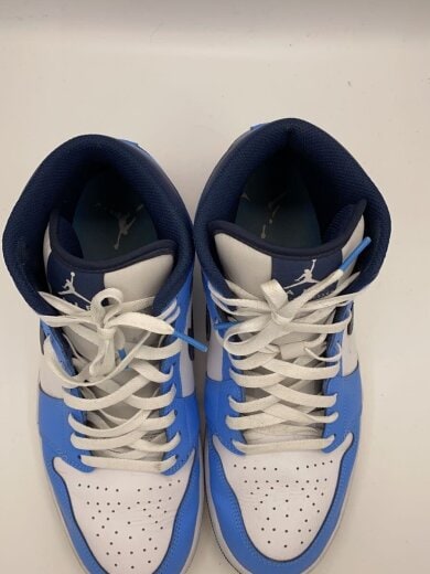 商品画像：AIR JORDAN 1 MID_エアジョーダン 1 ミッド/28cm/BLU/レザー 4