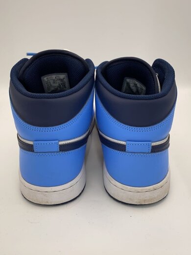 商品画像：AIR JORDAN 1 MID_エアジョーダン 1 ミッド/28cm/BLU/レザー 5