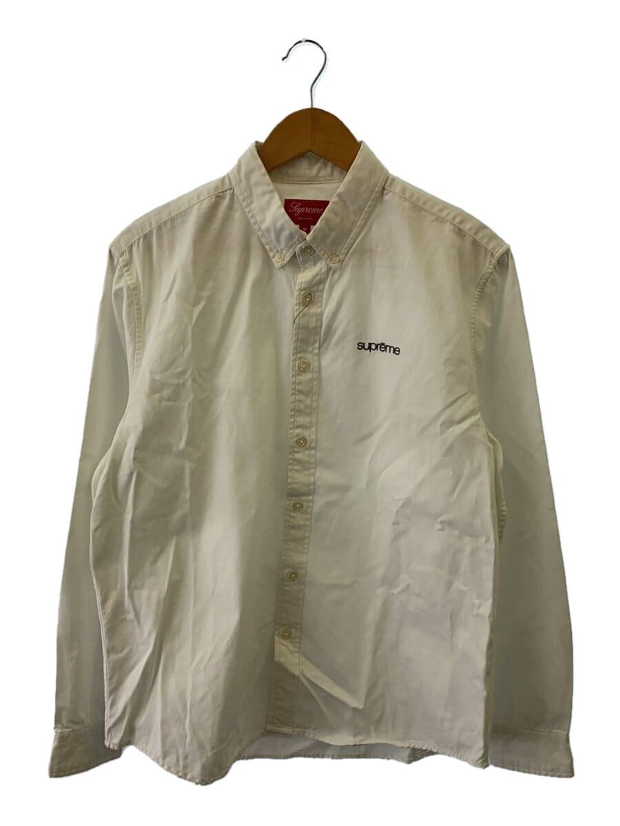 Supreme / 長袖シャツ/M/コットン/WHT