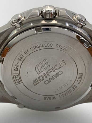 商品画像：クォーツ腕時計/アナログ/レザー/SLV/BLU/EFR-547 3