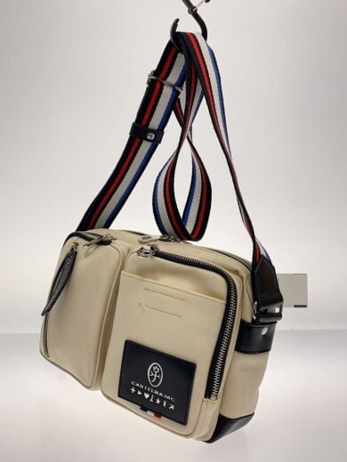 商品画像：ショルダーバッグ/フェイクレザー/WHT/037101 2