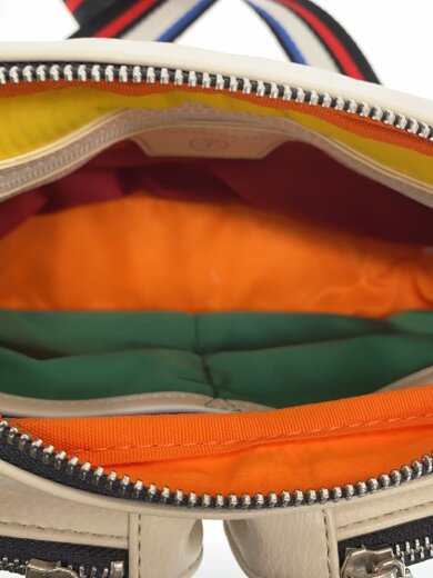 商品画像：ショルダーバッグ/フェイクレザー/WHT/037101 6